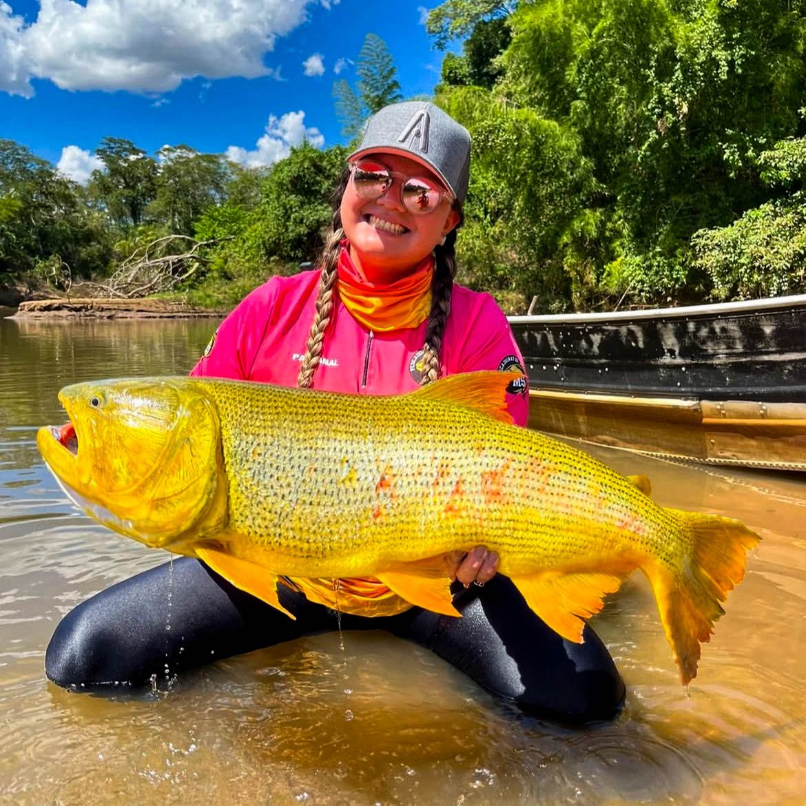 Cliente com peixe